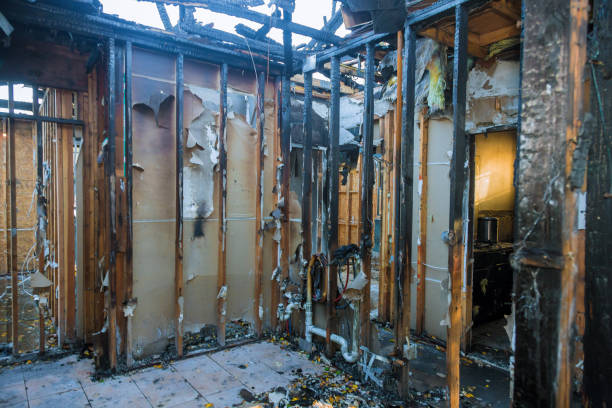 Professional Fire Damage Assessment technician working in McGovern, PA